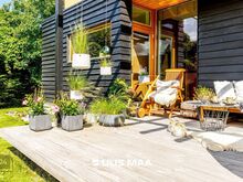 Avar planeering, privaatne aed, suur terrass, saun