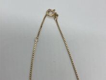 Kullast käekett plaadiga 14cm 585
