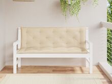 vidaXL aiapingi istmepadjad 2 tk, beež, 150x50x7 cm, oxford-kangas