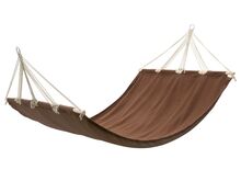 Latiga võrkkiik 210 x 150 cm pruun