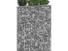 vidaXL gabioon-taimelava, tsingitud teras, 80 x 20 x 100 cm