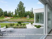Imeline kinnistu jõe kaldal, kesklinnas