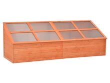 vidaXL kasvuhoone puidust 180x57x62 cm