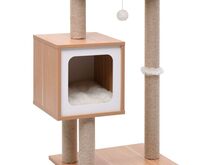 vidaXL kassimaja sisalköitega kraapimismatiga 82 cm
