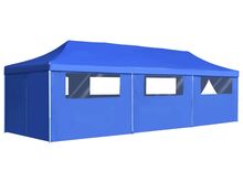 vidaXL kokkupandav pop-up peotelk 8 külgseinaga, 3 x 9 cm, sinine