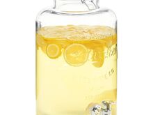 vidaXL veekann XXL, kraaniga, läbipaistev, 8 l, klaas