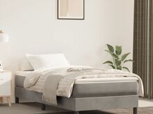vidaXL vedrumadrats, helehall, 100x200x20, samet