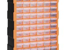 vidaXL mitme sahtliga organiseerija 60 sahtliga 38 x 16 x 47,5 cm