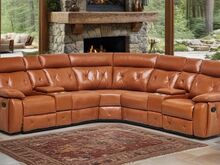 Recliner nurgadiivan Merilin-Brown