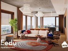 2-toaline, 54 m², rõdu ja õhtupäikesega linnavaade