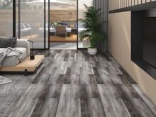 vidaXL PVC-st põrandalauad 5,02 m², 2 mm, iseliimuv, triibuline puit