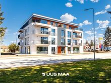 Suure terrassiga äripind Saue keskuses