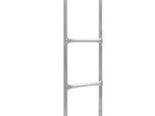 vidaXL 2-astmega batuudiredel, teras, hõbedane 102,6 cm