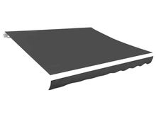 vidaXL varikatuse riie, antratsiit, 350 x 250 cm