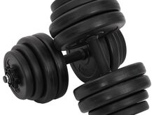 vidaXL hantlid 2 x 15 kg