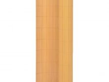 vidaXL kahepoolne piirdeaed 110 x 500 cm, kollane