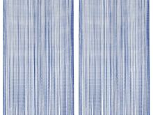vidaXL nöörkardinad 2 tk, 100 x 250 cm, sinine