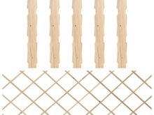 vidaXL võrkaia paneelid 5 tk, nulupuit, 180 x 80 cm
