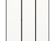 vidaXL 3 paneeliga ruumijagaja, valge, 150 x 180 cm