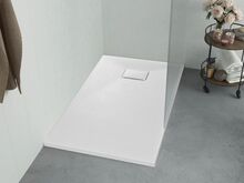 vidaXL dušialus, SMC, valge, 120 x 70 cm