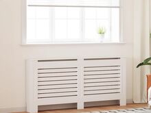 vidaXL radiaatorikate valge 172 x 19 x 81,5 cm, MDF