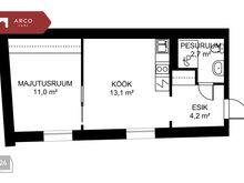 Korter Villa Dolli hoovimajas - Viljandi südames