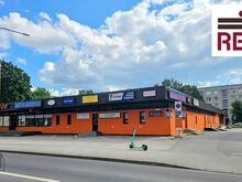 Hea nähtavusega kaubandushoone Paldiski maanteel.