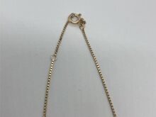 Kullast käekett plaadiga 14cm 585