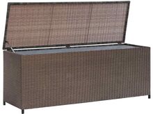 vidaXL aia hoiukast, pruun, 120 x 50 x 60 cm, polürotang