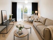Sisustatud  päikselise rõduga korter renoveeritud majas!
