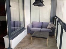Üürile anda avar ja maitsekalt sisustatud 2-toaline korter Tallinna Kesklinnas – 14 m² klaasitu