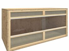vidaXL terraarium, tehispuit, 100 x 47 x 47 cm