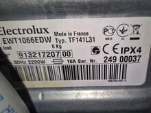 Pesumasin Electrolux EWT1066EDW 6kg 1000p/min