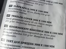 Koormakate/tent haagisele uus