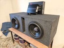 BF EVO12 2x12" 6000W ja Monoblock. Pult