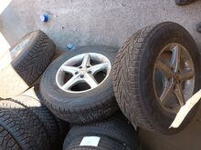 Honda 5x114.3 литые диски с ламельными шинами 16