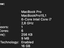 MacBook Pro 15" Touch Bar 2018