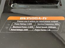 Astor bensiinigeneraator ASTOR BS-3500 Al 220V