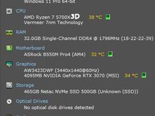 Mänguarvuti | Ryzen 7 5700X3D | RTX 3070 I 32GB