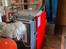 Дровяной газогенераторный котел с пеллетной горелкой 