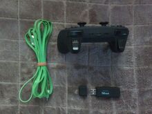 WIRELESS MÄNGUPULT PS3/PC, VASTUVÕTJA, KAABEL 3m