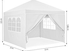 Peotelk pop-up 3×3 + 4 külgseina
