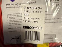 Erineva pikkusega betooni soojenduskaablid