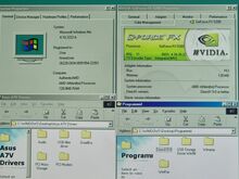 RETRO Windows 98 Lauaarvuti