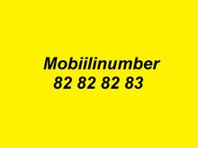 Mobiilinumber 82 82 82 83