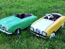 Moskvich Studebaker vana plekist pedaalauto