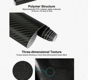 Carbon Fiber Vinyl 3D Carbon 30cmx127cm hall