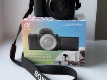 Sony ZV-E10 kaamera + Sony FE 50mm f/1.8 objektiiv