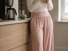 Lenzing Modaal Vabaaja Püksid Soft Flow Pink M-2XL