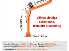 Kompaktne AUTOKRAANA vintsiga (499 kuni 998kg)